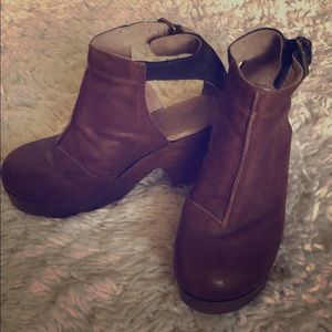 Free People Clog Booties